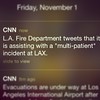 Im very sorry to hear there was a shooting at LAX, but cant believe that even the LA fire department tweets as theyre helping people. #social #media #thesedays