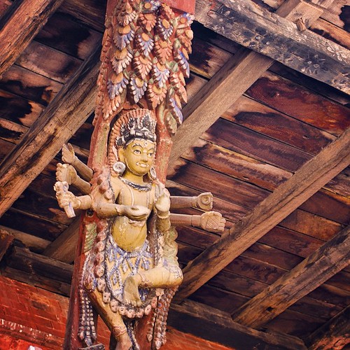   ... 2009   ... #Travel #Memories #2009 #Patan #Kathmandu #Nepal    ...     #Temple #Wooden #Roof #Sculpture #Decoration ©  Jude Lee