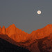 Sunrise Moon Set by Mt. Whitney