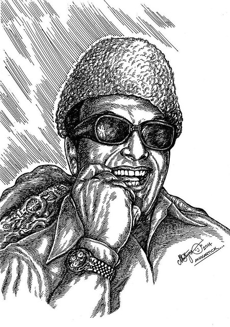 MGR - M.G.RAMACHANDRAN - Puratchithalaivar - PonmanaSelvan - Great Actor - Director - Producer - Late CM of Tamil Nadu,Founder of AIADMK Party - Drawing - Painting