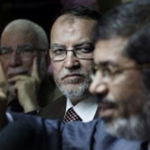 محمد مرسي الرئيس المعزول والانقلاب العسكري.