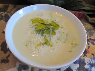 Chilled corn soup