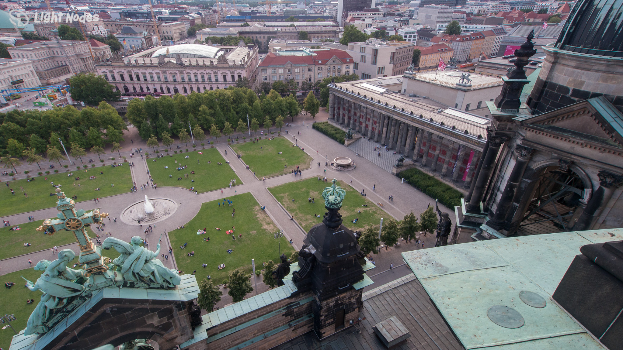Museum Island from Dom of the Berlin Cathedral