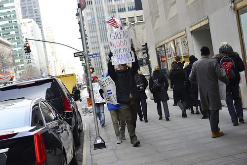 Gilead Sovaldi Protest - New York (2/12/14)