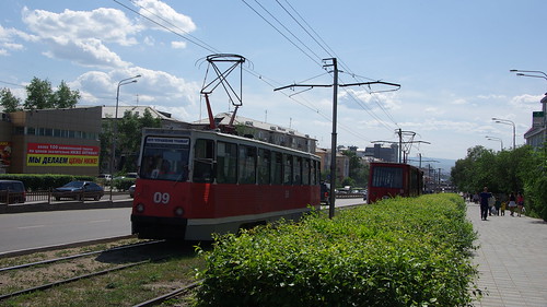 Ulan-Ude tram 71-605 09 ©  trolleway