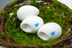 Twitterの卵3個