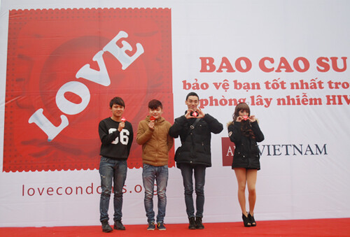 International Condom Day, 2014: Hanoi, Vietnam