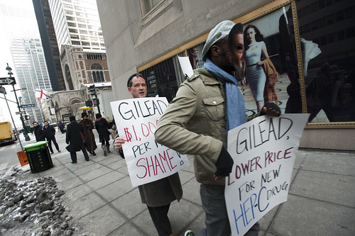 Gilead Sovaldi Protest - New York (2/12/14)