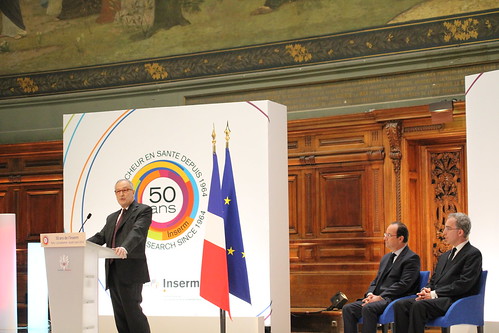 François Hollande ouvre le colloque organisé à l’occasion des 50 ans de l’Inserm