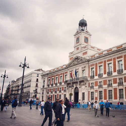 2012     #Travel #Memories #Throwback #2012 #Autumn #Madrid #Spain ... ... #Square #Plaza #Peoples #Government #Office #Building ©  Jude Lee