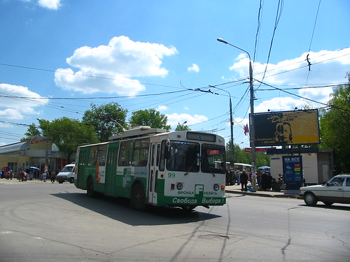Tula trolleybus 99 VMZ-170 build in 2001, withdrawn in 2015 ©  trolleway