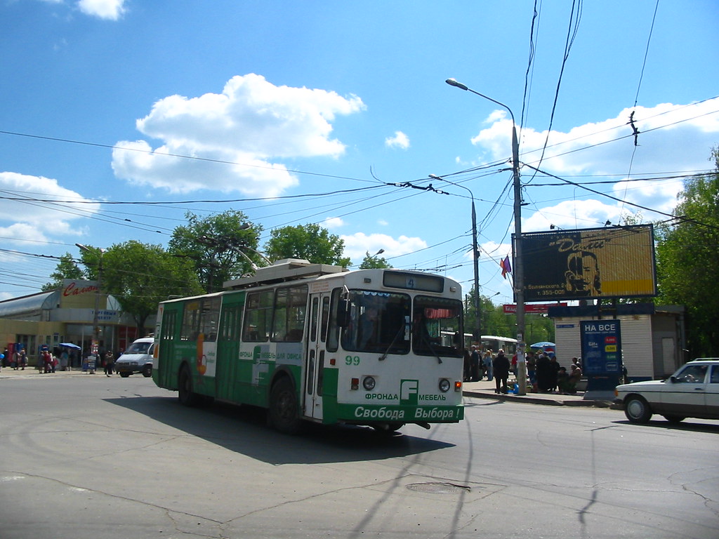 : Tula trolleybus 99 VMZ-170 build in 2001, withdrawn in 2015