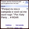 Em seu #4 Teaser do novo Single #ROAR do álbum #PRISM ... Katy Perry mostra um trecho do seu refrão musical ...