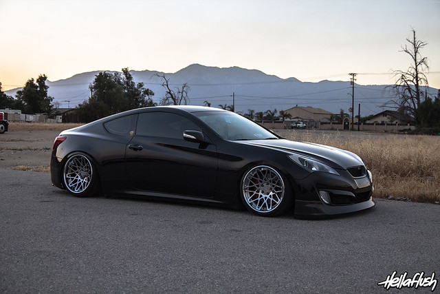 hyundai genesis coupe fatlacetv fatlace illest kdm stance slammed bagged rotiform blq concave video approved shavi w cars