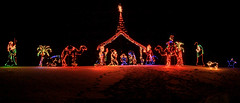 Christmas Nativity In Lights 2013