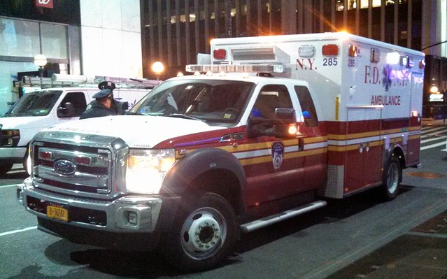 nyc newyorkcity rescue ny newyork bus ford transport ambulance patient medical emergency medic paramedic ems fdny emt f450 emergencyvehicle emergencymedicalservice 2013 wheeledcoach