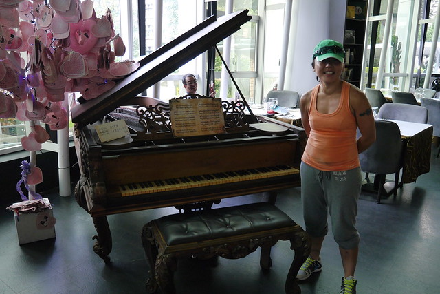 in front of the piano that is in the movie call  Secret  directed by Jay Chou