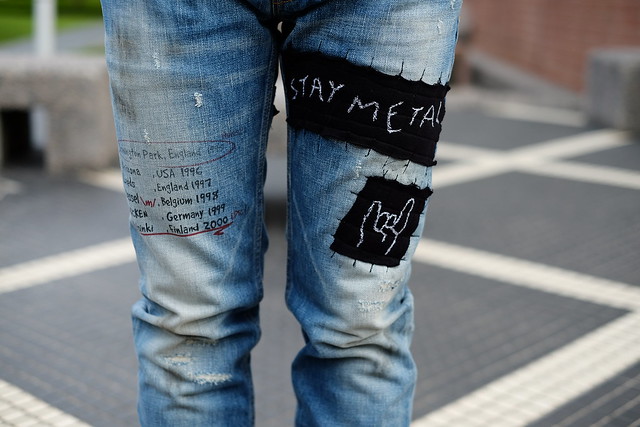 JEANSDA金斯大Fenrir Metalhead Aged Jeans