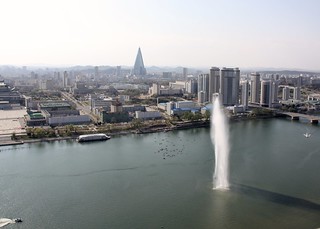 View from the top of the Juche Monument