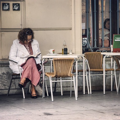 2012     #Travel #Memories #Throwback #2012 #Autumn #Sevilla #Spain  ...   #Street #Cafe #Coffee #Break #Woman ©  Jude Lee