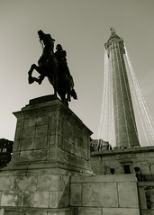 Lafayette statue & Washington Monument