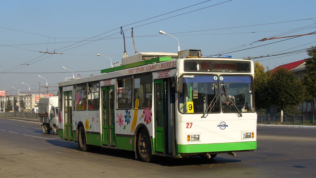 : Tula trolleybus 27 VMZ-5298.00 build in 2006, withdrawn in 2017