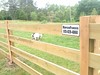 4 Board Plank Farm Fence