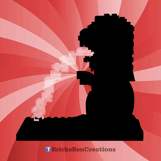 BricksBen - LEGO Merlion Singapore Icon - Teaser