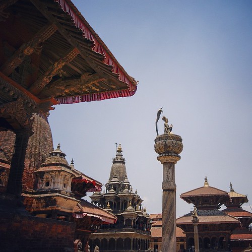   ... 2009   ... #Travel #Memories #2009 #Patan #Kathmandu #Nepal    ...     #Temple #Pagoda #Roof #Monument #Statue ©  Jude Lee