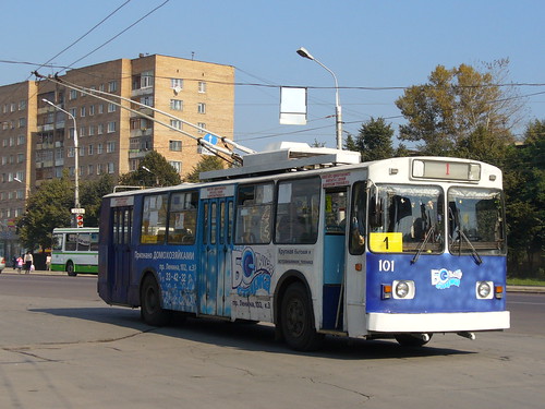 Tula trolleybus 101 VMZ-170 build in 2001, withdrawn in 2015 ©  trolleway