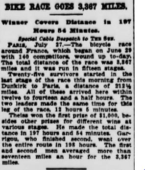: Tour de France article 1913