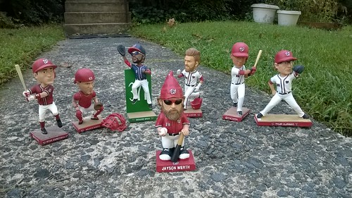 2014 Nationals bobbleheads - with one stand-in ©  Michael Neubert