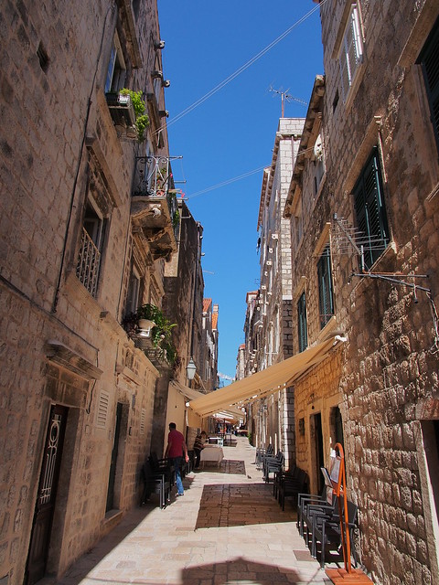 Dubrovnik的小巷