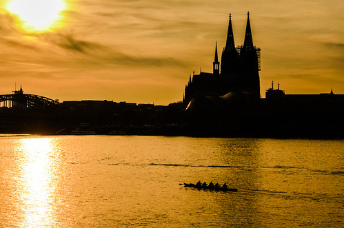 Rowers in Gold (Explored 2014-06-25)