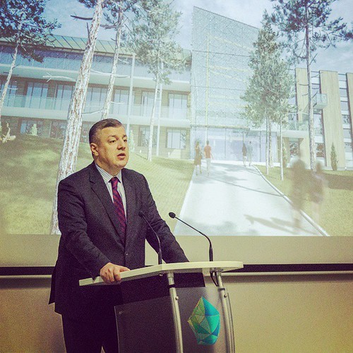 Today Vice Prime Minister of Georgia, Minister of Economy and Sustainable Development Mr. Giorgi Kvirikashvili (on the photo) and GITA  gave a big press conference about the tech park that we are constructing here in Tbilisi. ........  I'm so proud of our ©  Kasya Shahovskaya