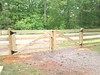4 Board Plank Farm Fence Double Gates