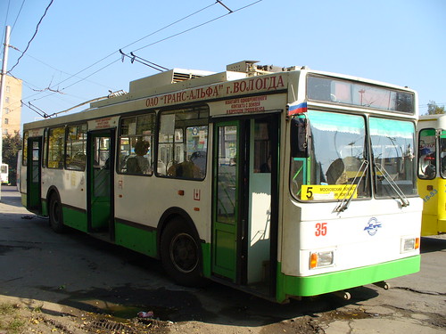 Tula trolleybus 35 VMZ-5298.00 build in 2005, withdrawn in 2017 ©  trolleway