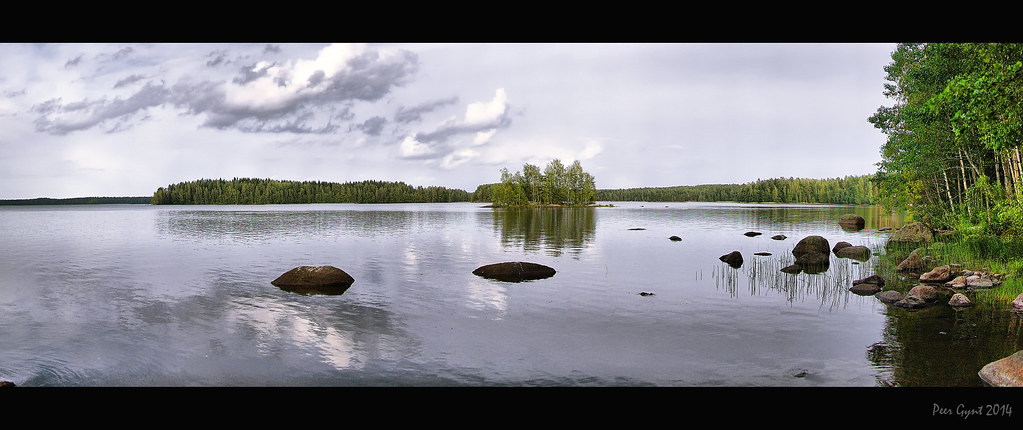 : Kivijarvi Lake. Southern Finland.