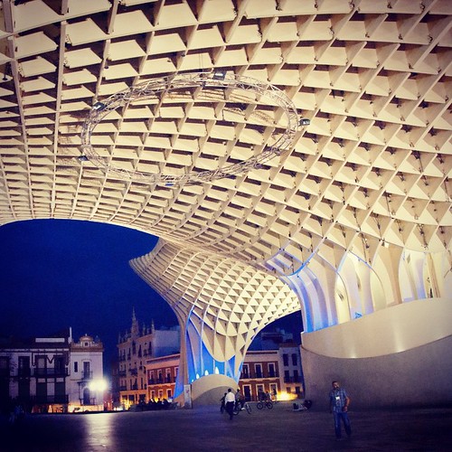 2012     #Travel #Memories #Throwback #2012 #Autumn #Sevilla #Spain    #Night #View #Architecture #Building ©  Jude Lee