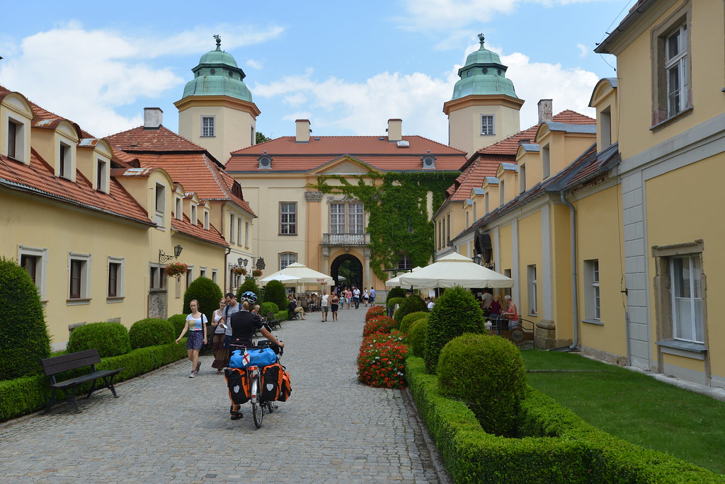 Riding in Książ Castle