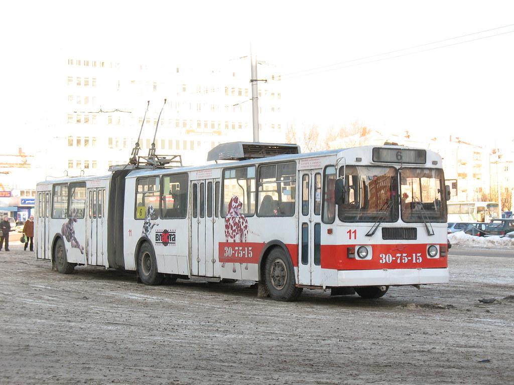 : Tula trolleybus 11 -620520 build 1996, withdrawn 2015