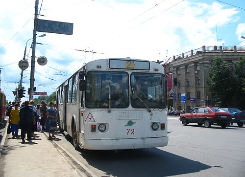Tula trolleybus 72 -682 build in 1991, withdrawn in 2012 ©  trolleway