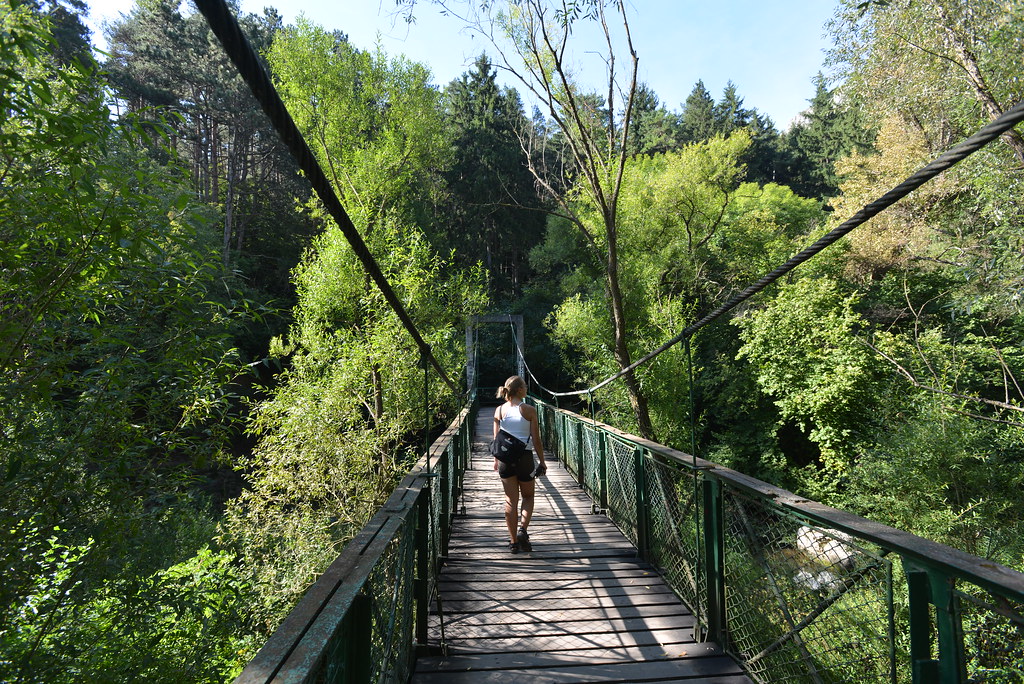 The bridge into the Gorge Park