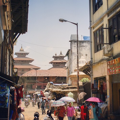   ... 2009   ... #Travel #Memories #2009 #Patan #Kathmandu #Nepal    ...      #Street #Peoples #Old #Temple ©  Jude Lee
