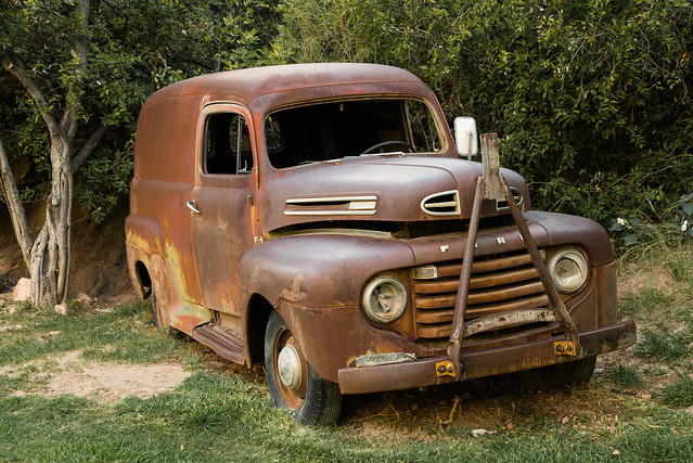 old ford truck vintage utah rust automobile treasure panel antique f1 springdale