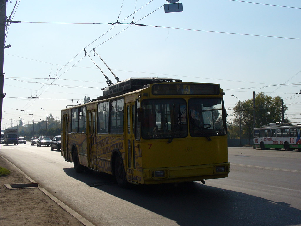 : Tula trolleybus 7 AKSM-101M build 1998, withdrawn 2015