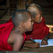 In class, Bagaya Monastery, Inwa, Myanmar