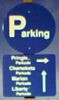 Parkades Parking sign
