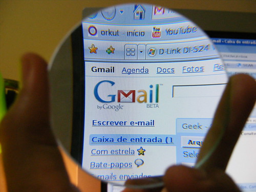 Gmail email webpage