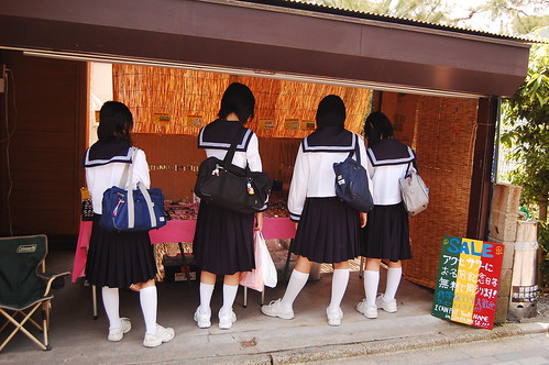 Schoolgirls in Kyoto